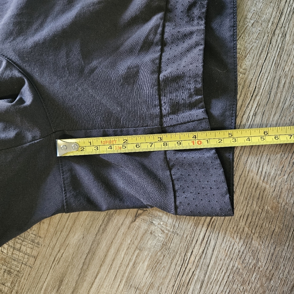 REI Co-Op Black Running Shorts With Attached Liner & Pull-On‎ Drawstring - Picture 6 of 10